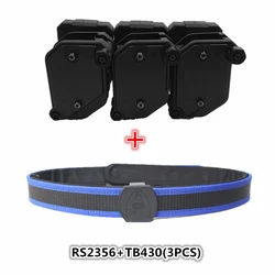 Cinturón de tiro táctico Skirmish IPSC, combinación perfecta con funda, bolsa de revista de velocidad para pistola magnética táctica rápida