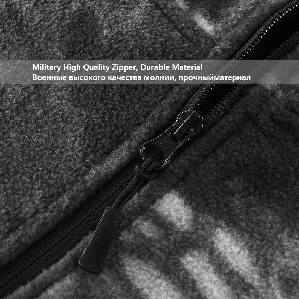 Marca Mege Otoño Invierno militar polar camuflaje ropa táctica para hombres Polar cálido ejército hombres abrigo prendas de vestir Sudadera con capucha - imagen 5