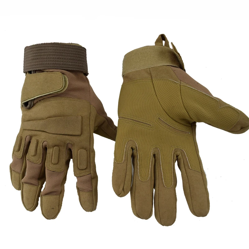 Guantes tácticos antideslizantes para exteriores, guantes de dedo completo para caza, Paintball, Airsoft, guantes deportivos para senderismo y acampada - imagen 5