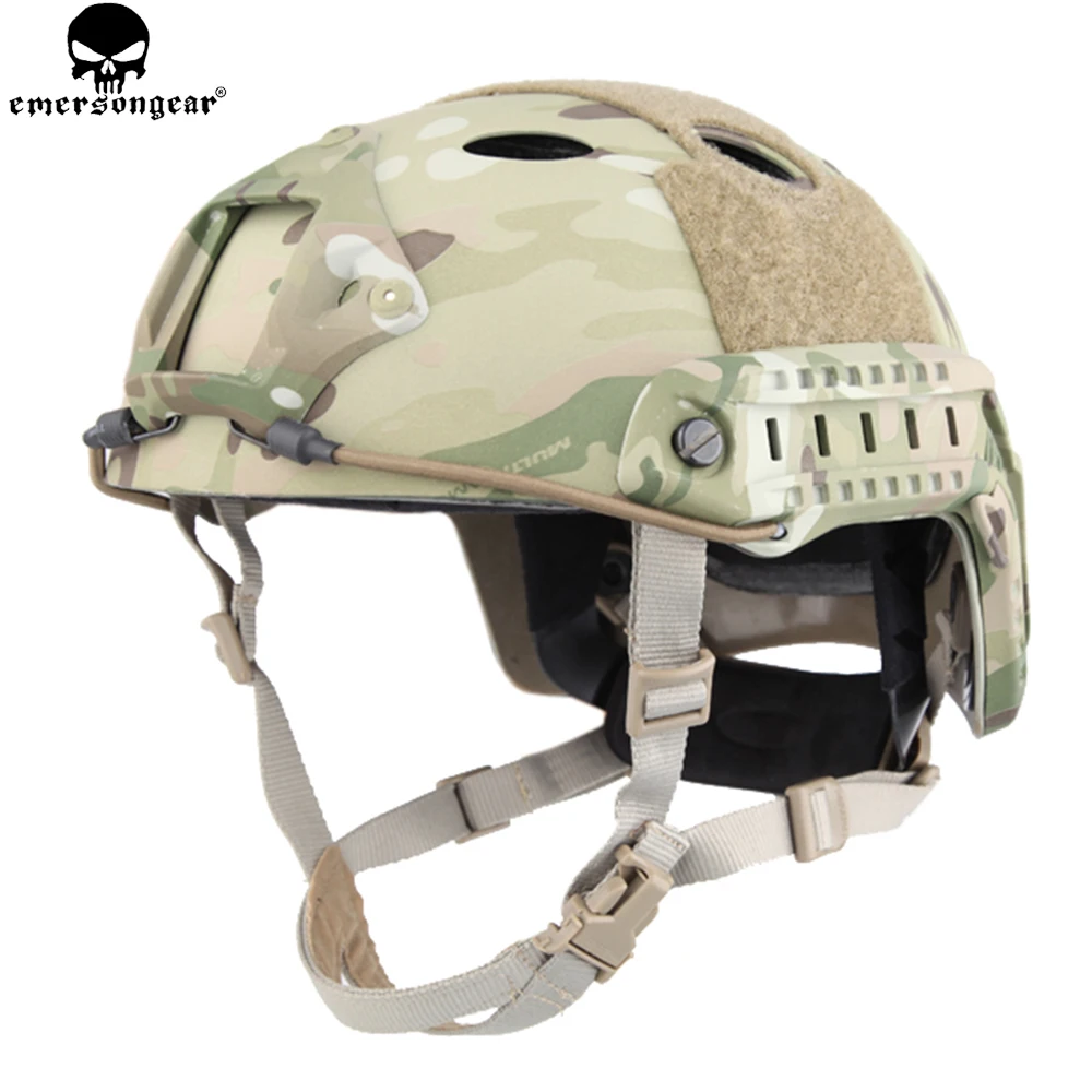 EMERSONGEAR-casco rápido tipo PJ, casco protector táctico ajustable para combate, Airsoft, Paintball, caza, senderismo, ciclismo EM5668