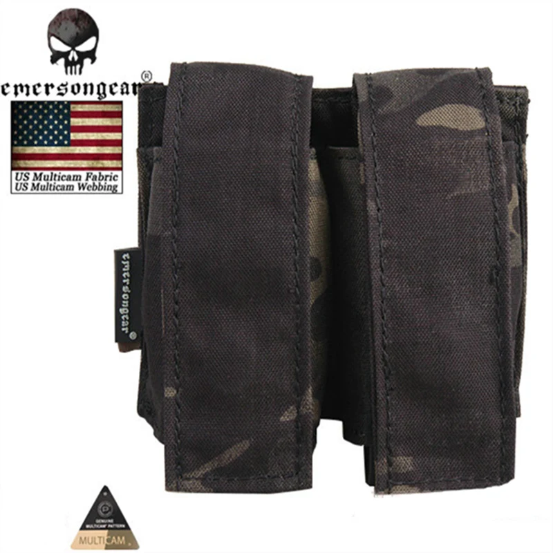 EMERSONGEAR-bolsa doble estilo LBT para caza, Airsoft, Paintball, Molle, Multicam táctico de combate, 40mm - imagen 2