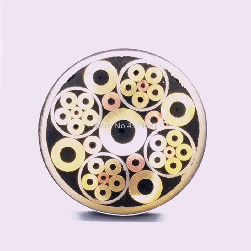 Remaches de pasador de mosaico, mango de cuchillo, tornillo, más diseño, estilo exquisito, longitud 9cm, #1008, 10mm