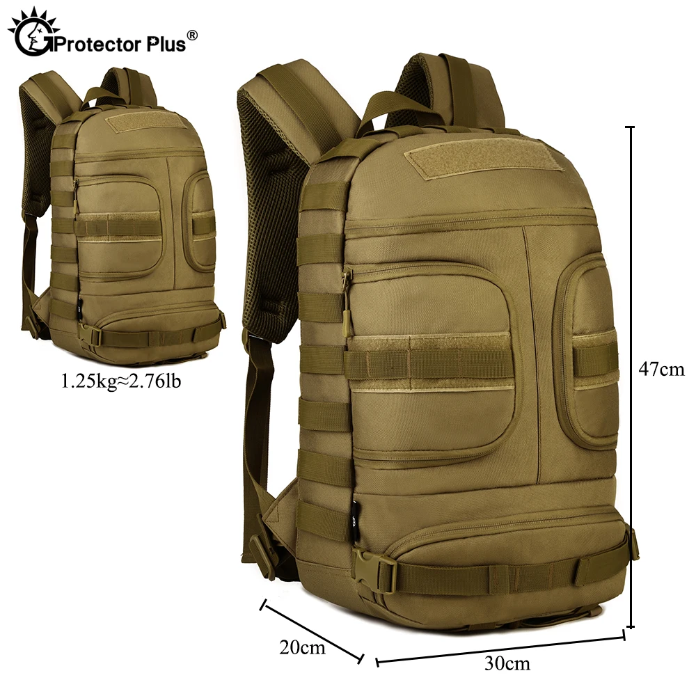 Mochila táctica de nailon para exteriores, bolsa de alta capacidad para fanáticos del ejército, duradera, para montar, montañismo, viajes, escalada, Unisex - imagen 3