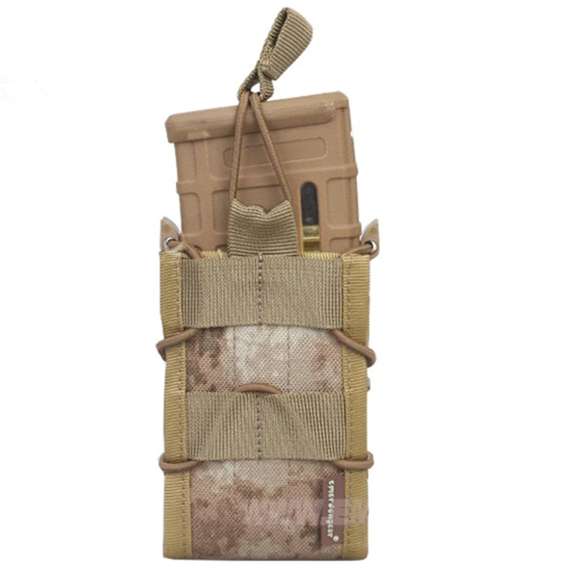 NUEVA bolsa para revista individual Airsoft de caza MOLLE EMERSON EM6345 caqui marrón negro - imagen 2