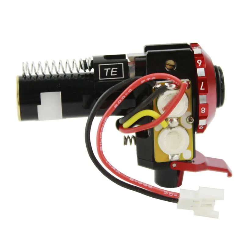 VULPO CNC aleación de aluminio Hop Up Chamber con LED para Airsoft AEG M4 M16 accesorios de caza - imagen 4