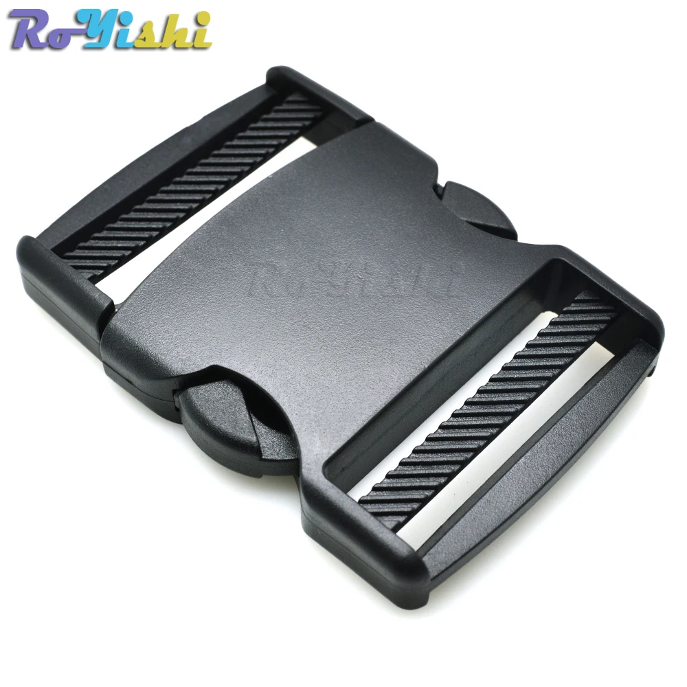 Hebillas de Liberación lateral plana de plástico, correas ajustables para pulseras Paracord, correas de 52mm, 2 ", 1 ud. - imagen 3