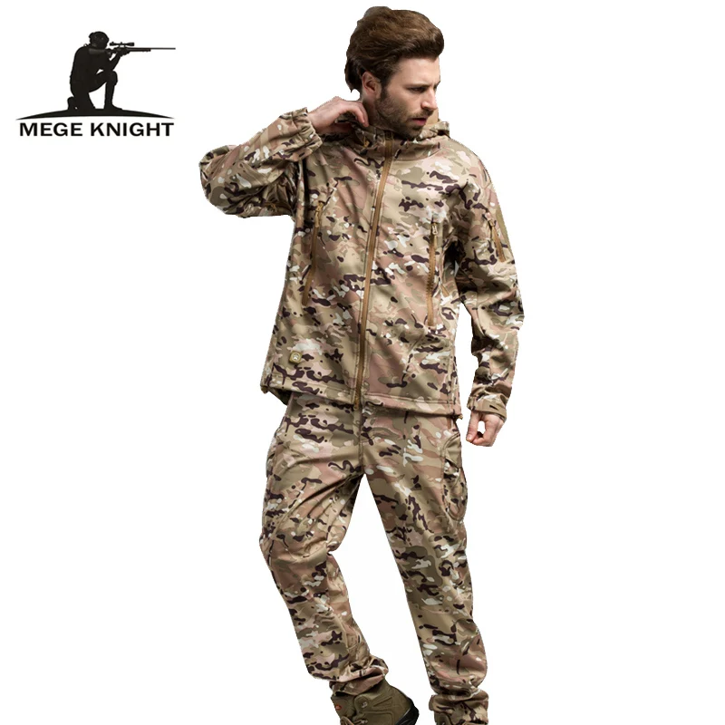Uniforme táctico térmico de lana para hombre, conjunto de entrenamiento al aire libre de senderismo, ropa táctica de invierno - imagen 3
