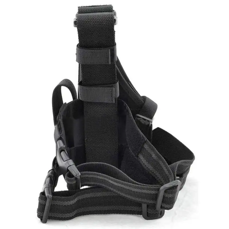 Funda táctica para pistola, soporte militar de pierna caída para diestros, negro, impermeable, accesorios de caza al aire libre, 9044 - imagen 4