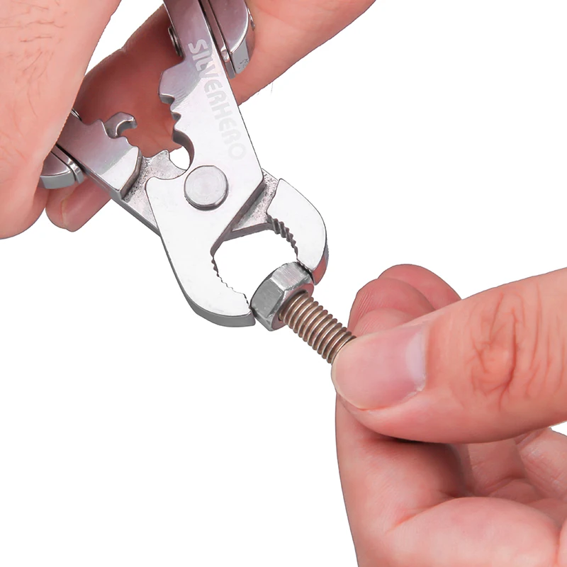 Alicates pequeños multiherramienta de acero inoxidable, plegable, multifunción - imagen 2