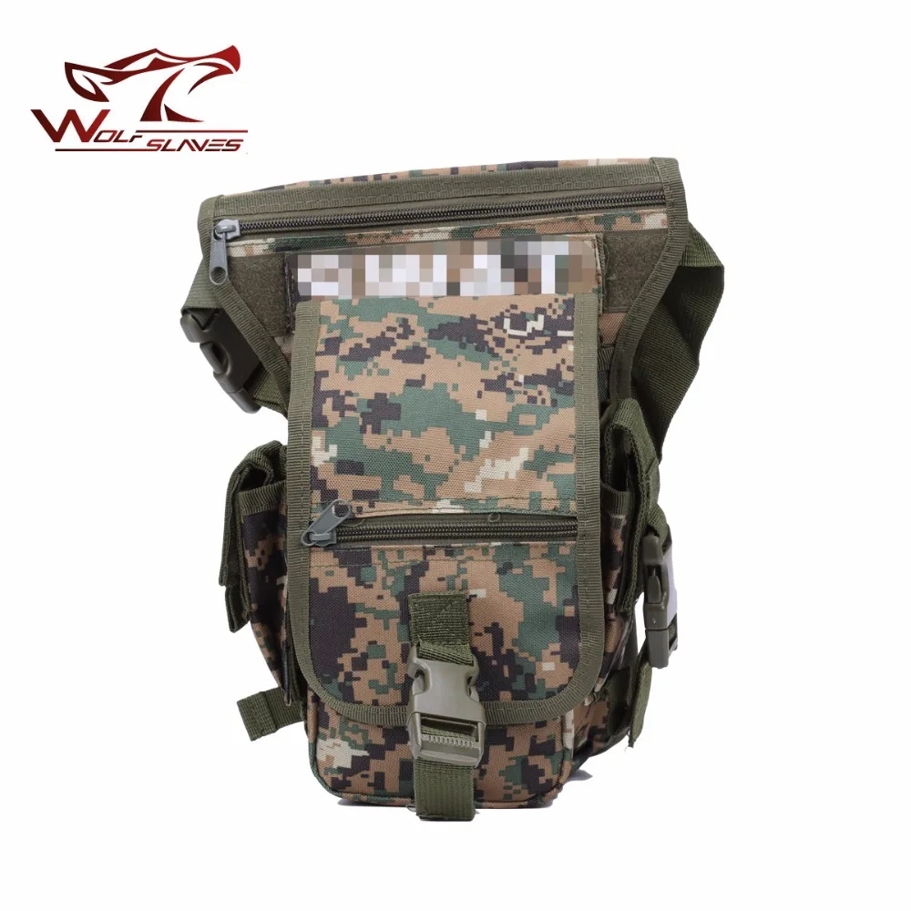 Bolsa táctica Airsoft con forma de gota, Molle ajustable, accesorios de caza al aire libre, funda de comping, funda de camuflaje múltiple ACU - imagen 5