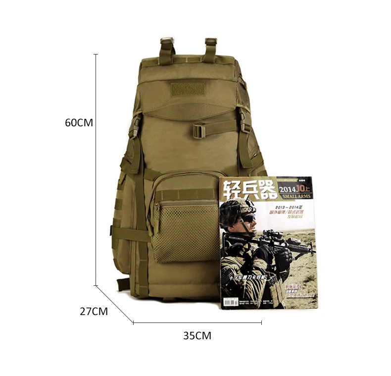 Mochila Táctica - Detalle frontal