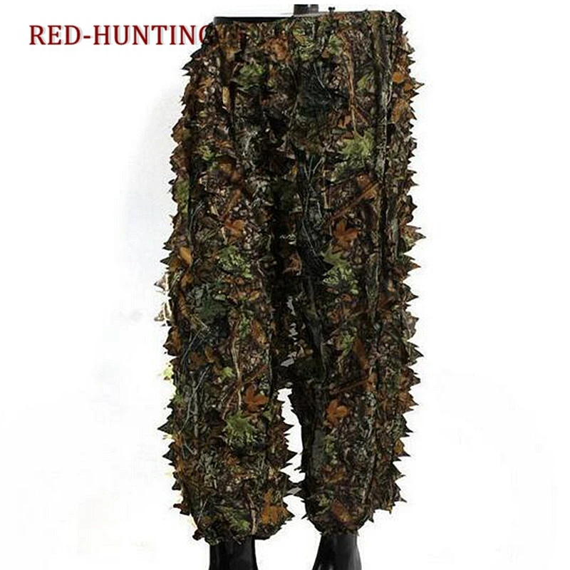 Traje Ghillie de camuflaje de caza, ropa ligera con capucha 3D, uniforme de entrenamiento militar de la jungla para juegos de francotirador, Pubg Cs - imagen 5