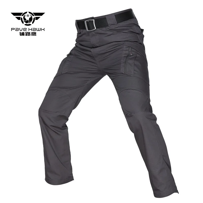 Pantalones tácticos de combate a cuadros para hombre, pantalón largo de camuflaje, ideal para senderismo al aire libre y entrenamiento de combate, talla grande 5XL, para primavera - imagen 3
