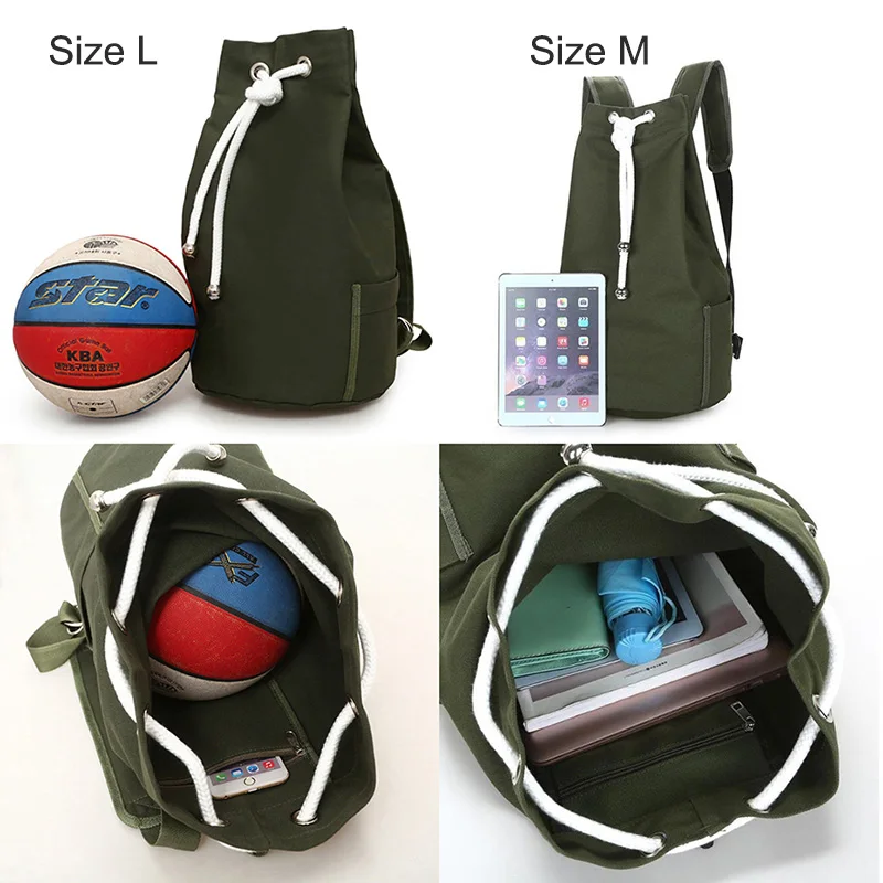 Mochila deportiva XA718WA para hombre y mujer, bolso De gimnasio con cordón, para baloncesto, Fitness - imagen 3