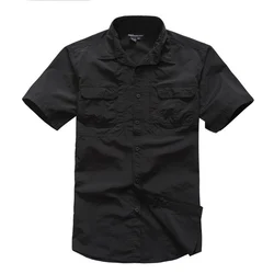 Camisa táctica militar ripstop con bolsillos MOLLE