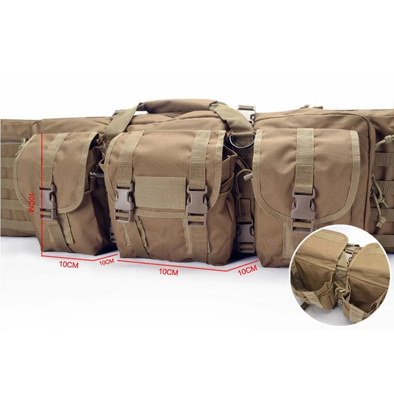 Bolsa de tiro al aire libre de 98cm/118cm/114cm, equipo de caza, equipo táctico, Protector de pistola de aire para acampada, bolsa CS multifuncional - imagen 4