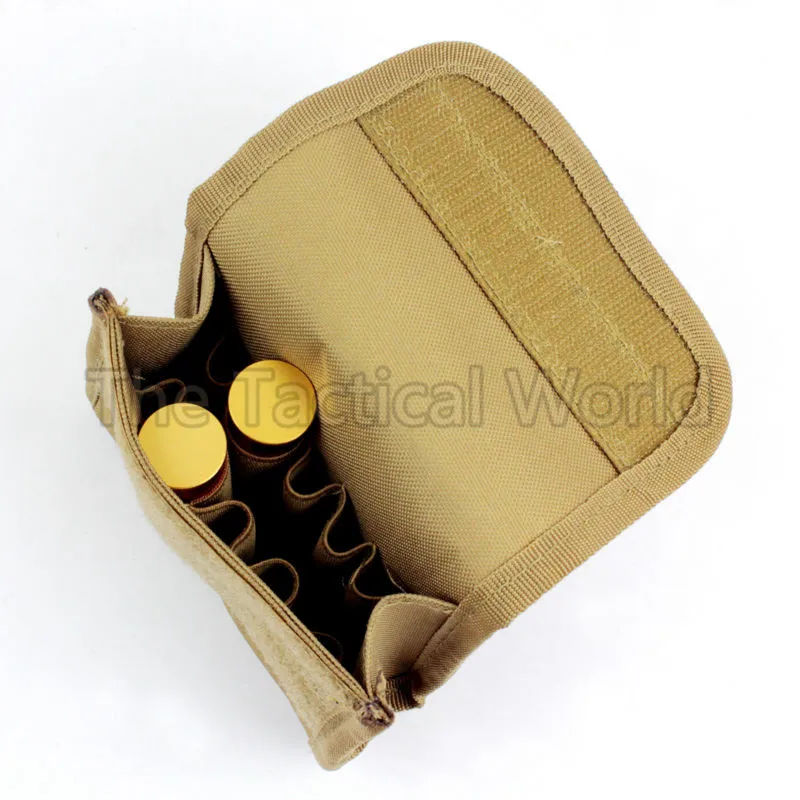 Airsoft-Bolsa de munición para cartuchos, 12GA redondas de 10 unidades, EDC militar, chaleco Molle, cinturón de caza - imagen 5