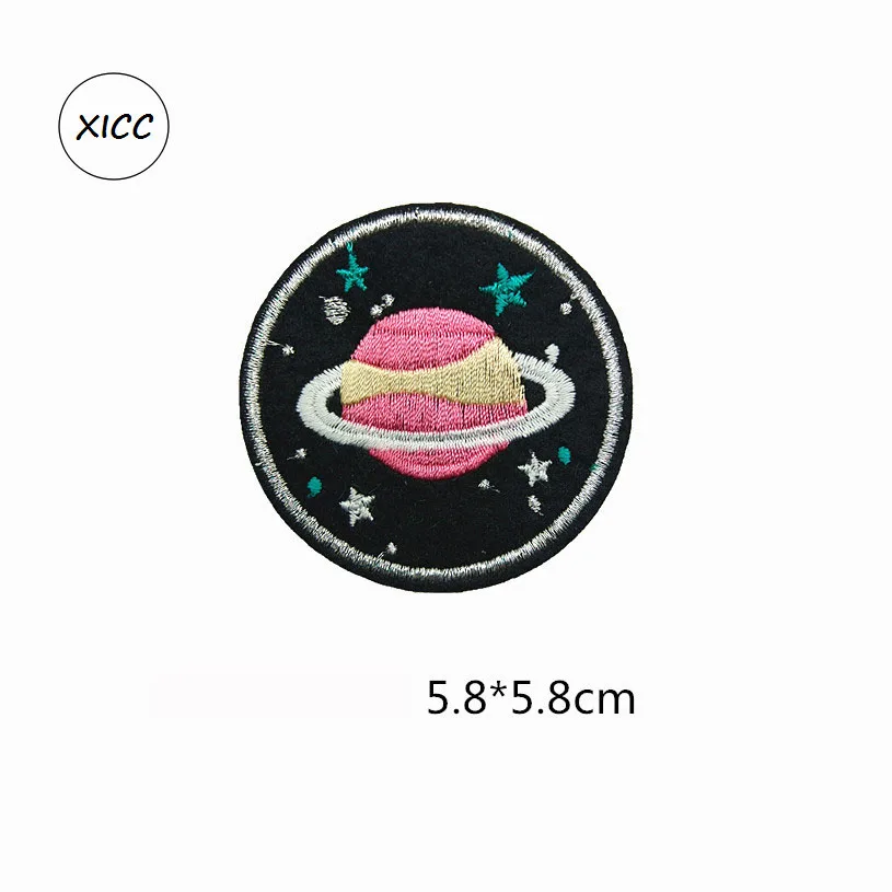 XICC Ovni-Parches Tutorial para avión, Ovni, estrellas alienígenas, Ovni, espacio y Planeta, pegatinas para planchar, apliques - imagen 4