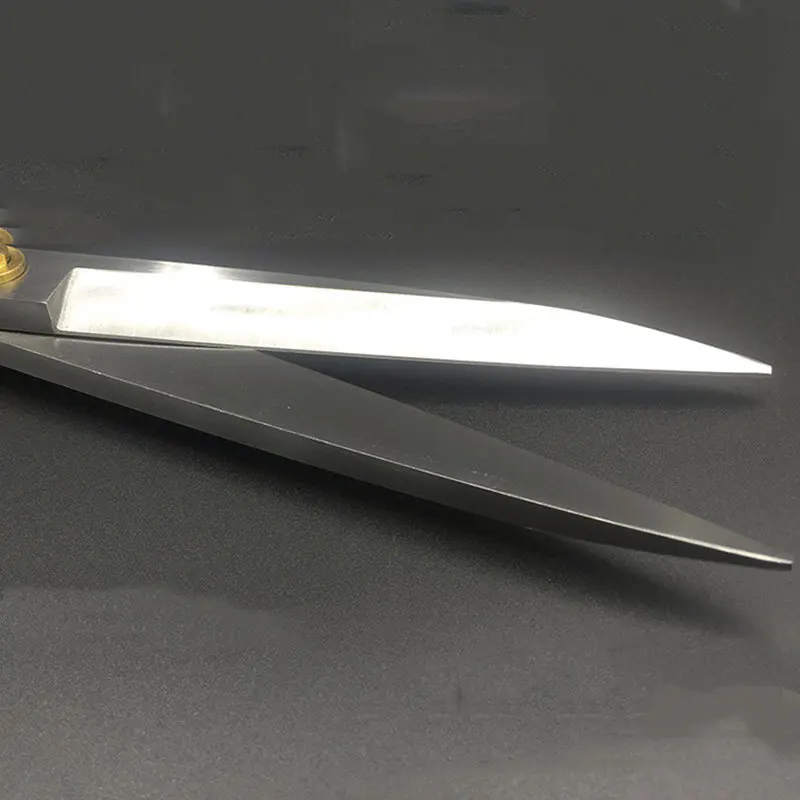 Prajna-Tijeras de sastre Vintage profesionales, cortador de cuero y tela de acero al manganeso de alta calidad, accesorios de costura para manualidades - imagen 4