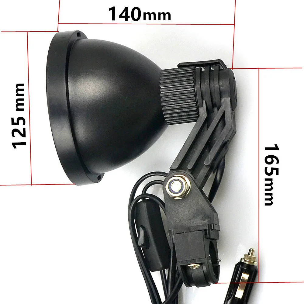 Foco LED ultra compacto montado en el alcance, 5 ", CREE XML2 T6, foco LED montado en Rifle, 1200LM, 10W, lámpara LED de caza ligera - imagen 3