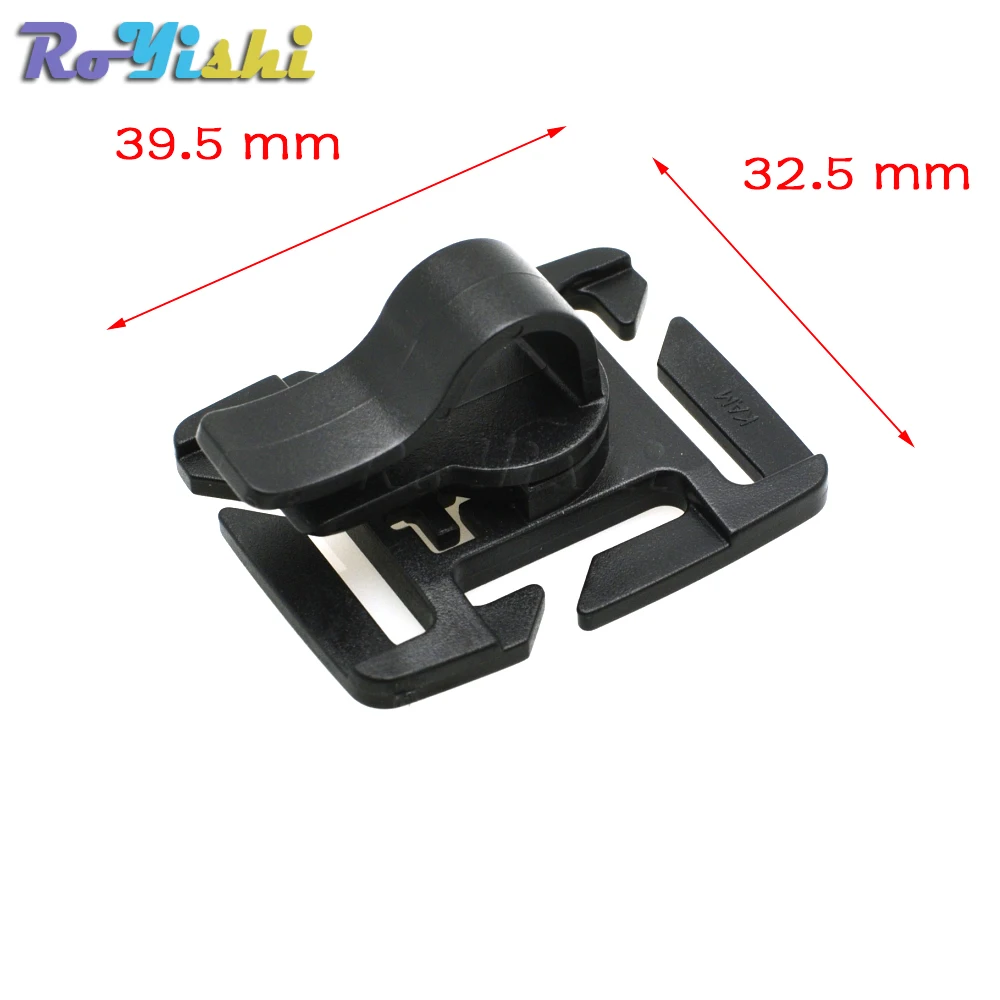 Correa de esternón de rotación, soporte de Clip de tubo, hebilla MOLLE, Webbing19mm/25mm - imagen 2