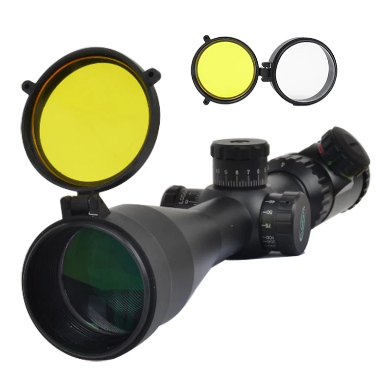 Mira de Rifle de visión rápida, lente ámbar de resorte hacia arriba, visor abierto, protección ocular, accesorios de Paintball de caza - imagen 2