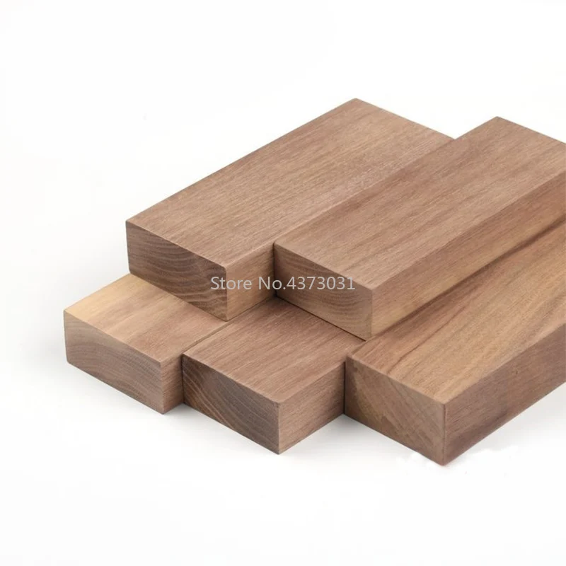 1 pieza de cuchillo de nogal negro americano, mango de cuchara de madera, materiales para hacer placas, precio de 1 pieza sin pulir - imagen 2