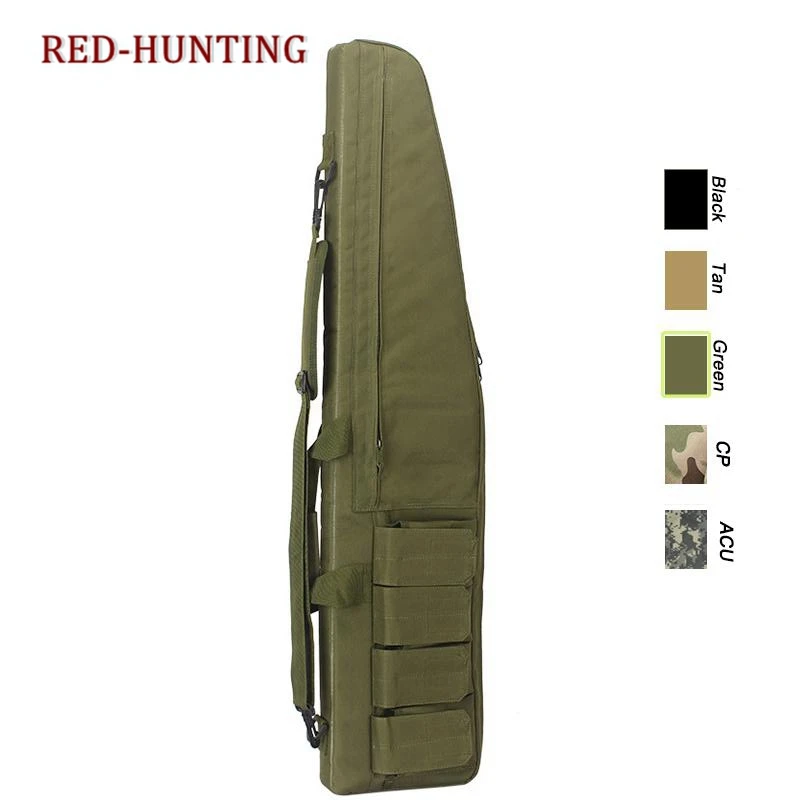 Bolsa de caza táctica de 27,5 ''35,5'' 47 '', bolsa de hombro de protección para Rifle de tiro, con almohadilla de cojín, funda de seguridad para pistolas de Rifle - imagen 4