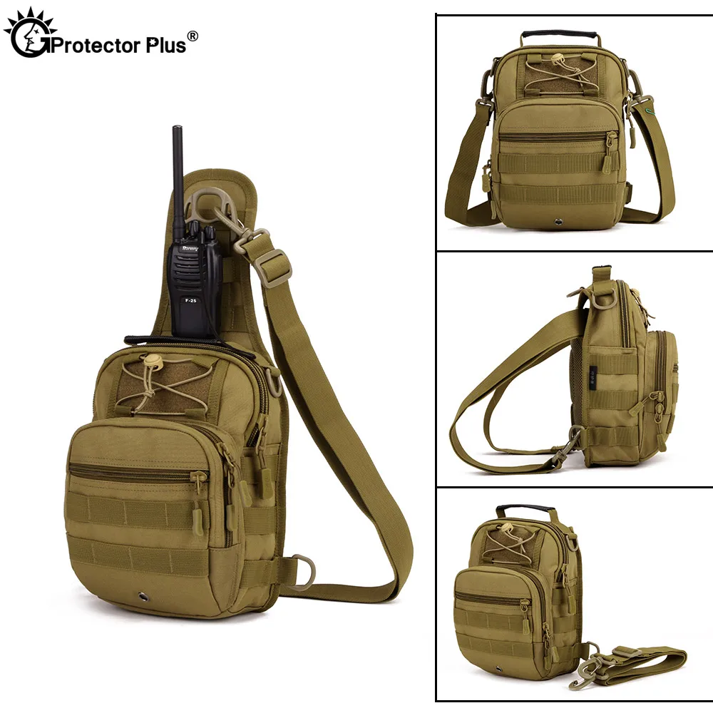 Mochila táctica militar para acampar para hombre, bolsa cruzada para exteriores, senderismo, Sling, paquete de pecho, bolsa de pesca - imagen 5