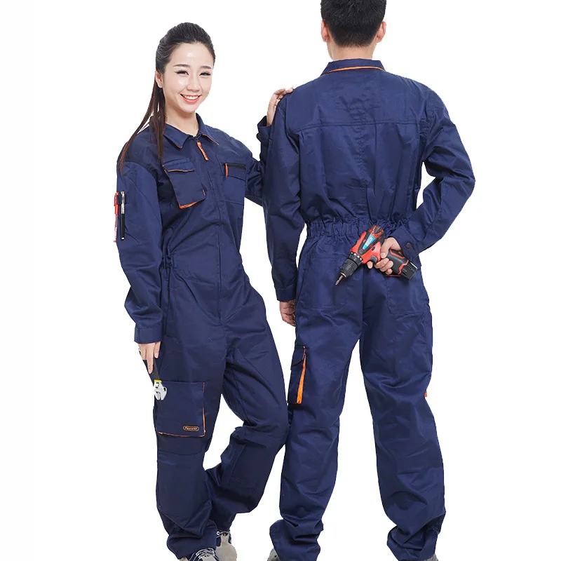 Ropa de trabajo para hombre y mujer, monos de manga larga, monos de alta calidad para trabajador, máquina reparadora, soldadura de reparación de automóviles, talla grande - imagen 3