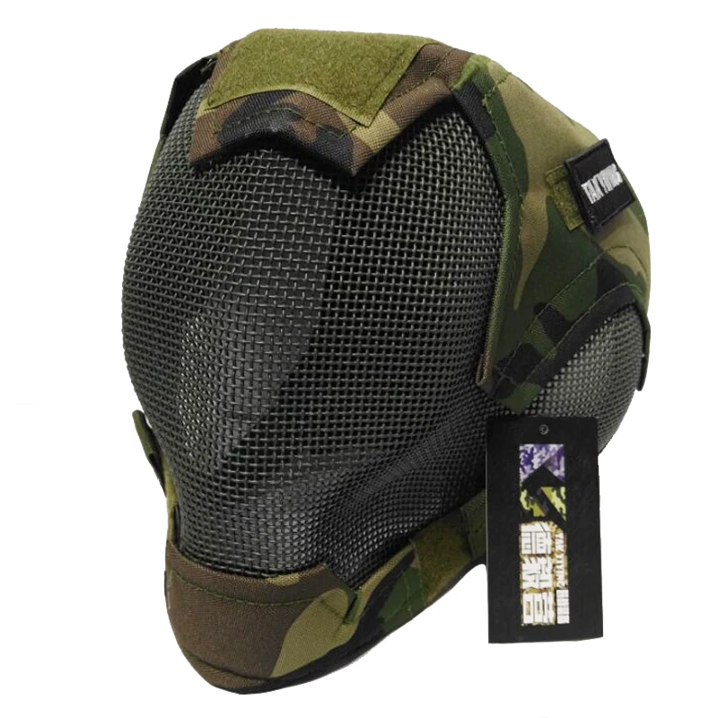 TAK YIYING V6 máscara airsoft facial completa malla acero - imagen 3