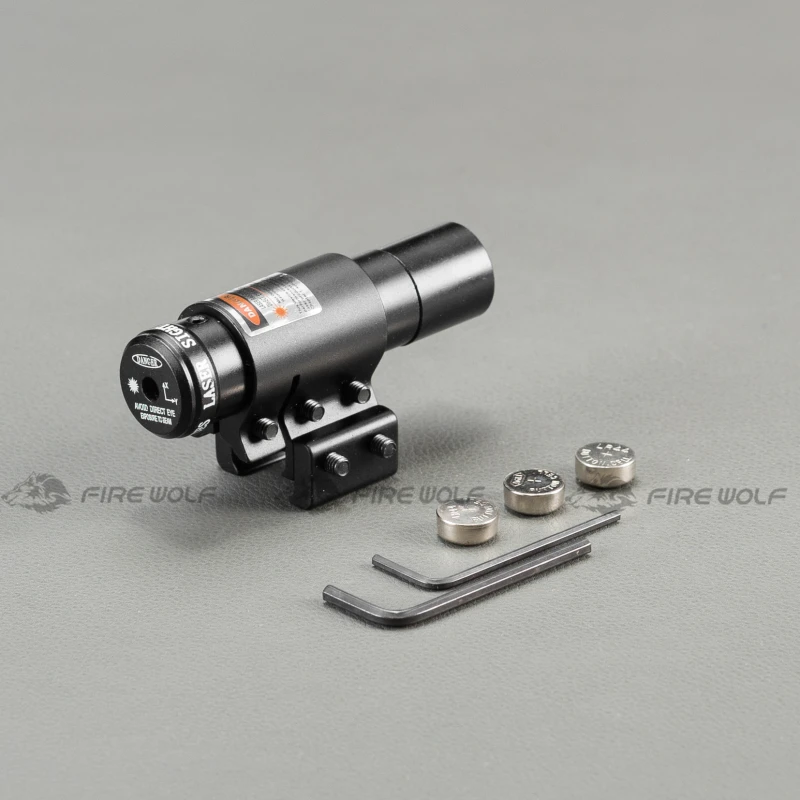 Mira láser táctica de punto rojo para pistola de aire, Rifle ajustable de 11/20mm, rieles Picatinny, riel de montaje para Airsoft - imagen 2