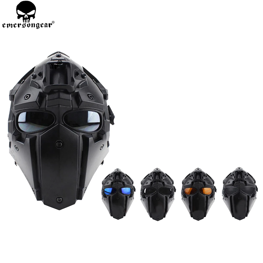 EMERSONGEAR Ronin Fan Full Mas gafas máscara de plástico 5 uds lente un juego máscara protectora gafas emerson casco BD6646 - imagen 2