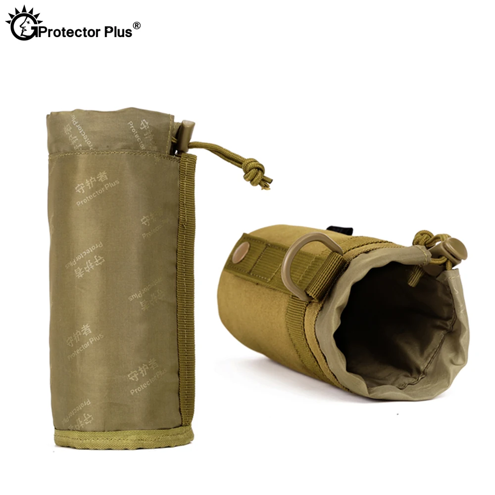PROTECTOR PLUS-accesorios tácticos Molle, bolsa para hervidor, botella de agua para acampar al aire libre, viajes, caza, bolsa de agua duradera con cordón - imagen 5