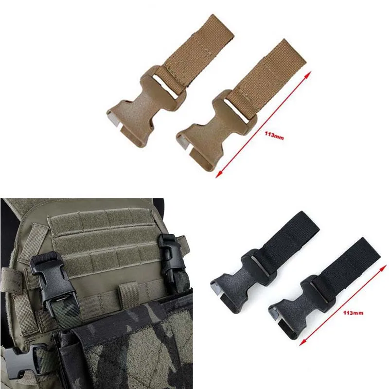 Chaleco táctico MOLLE con hebillas de conexión multifunción