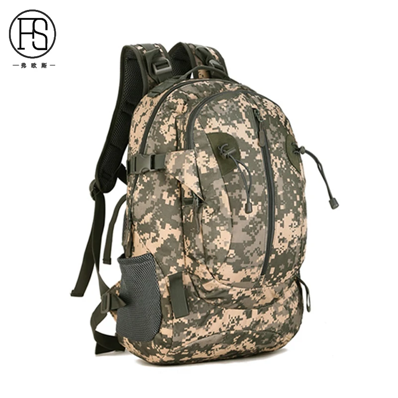 Mochila táctica de buena calidad, bolsa de camuflaje para caza, senderismo, Camping, deporte al aire libre, mochila de nailon, alrededor de 40L - imagen 2