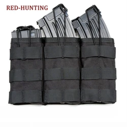 Soporte táctico rifle M4 para cargador doble y triple nailon