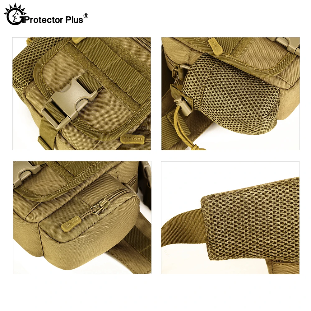 Riñonera táctica impermeable para hombre, riñonera multifuncional para deportes al aire libre, para caza, montar, viajes, senderismo - imagen 3