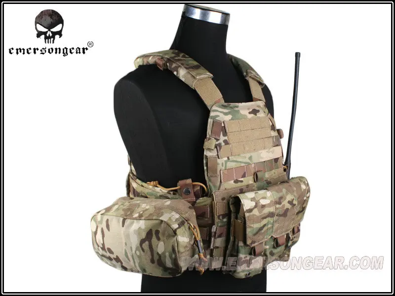 EMERSON GEAR LBT6094A Chaleco estilo con bolsas Airsoft Painball Equipo de combate EM7440H Multicam - imagen 3