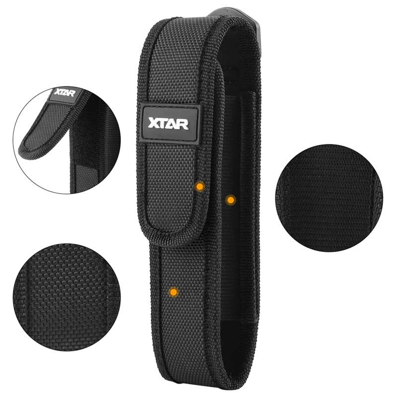 XTAR T220 Fenix bolsa para linterna Molle LED funda para linterna trabajo al aire libre caza Camping senderismo multiherramienta bolsa para linterna Nylon - imagen 3
