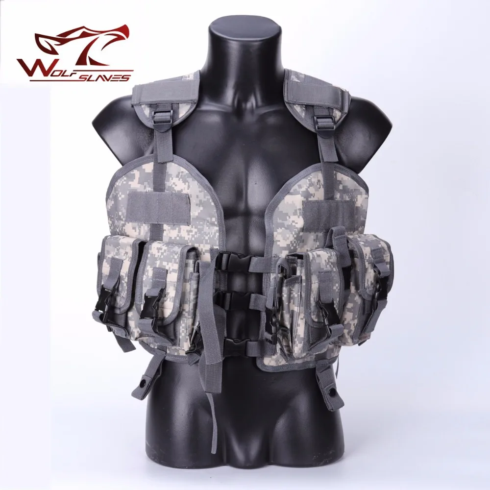 Chaleco táctico para exteriores, ropa militar portátil, Airsoft, Neutral, impermeable, equipo CS, accesorios de caza, versión 97 - imagen 4