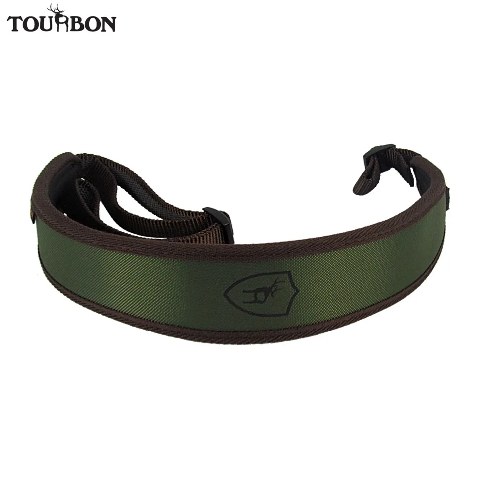 Accesorios para pistola de caza Tourbon, cabestrillo para Rifle, correa de hombro para tiro de pistola Airsoft, goma antideslizante - imagen 2