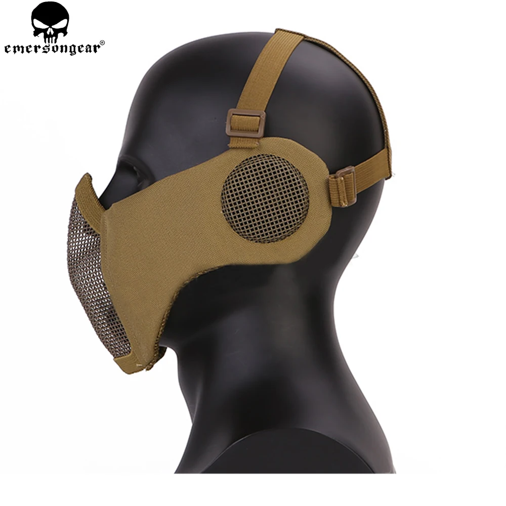 Emersongear Battlefield Elite Mask con protección para los oídos Máscara táctica de malla civil para caza BD6648 - imagen 3