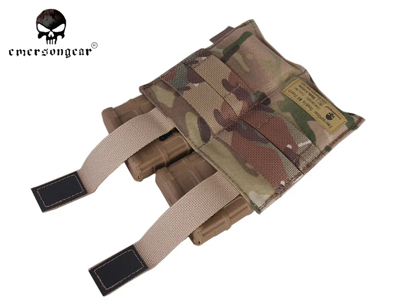 Emersongear-bolsa doble M4 Molle Airsoft Combat MAG, EM2387 - imagen 5