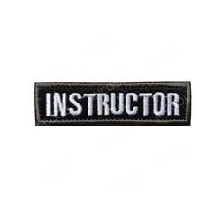 Parche instructor bordado táctico con Velcro para chaleco