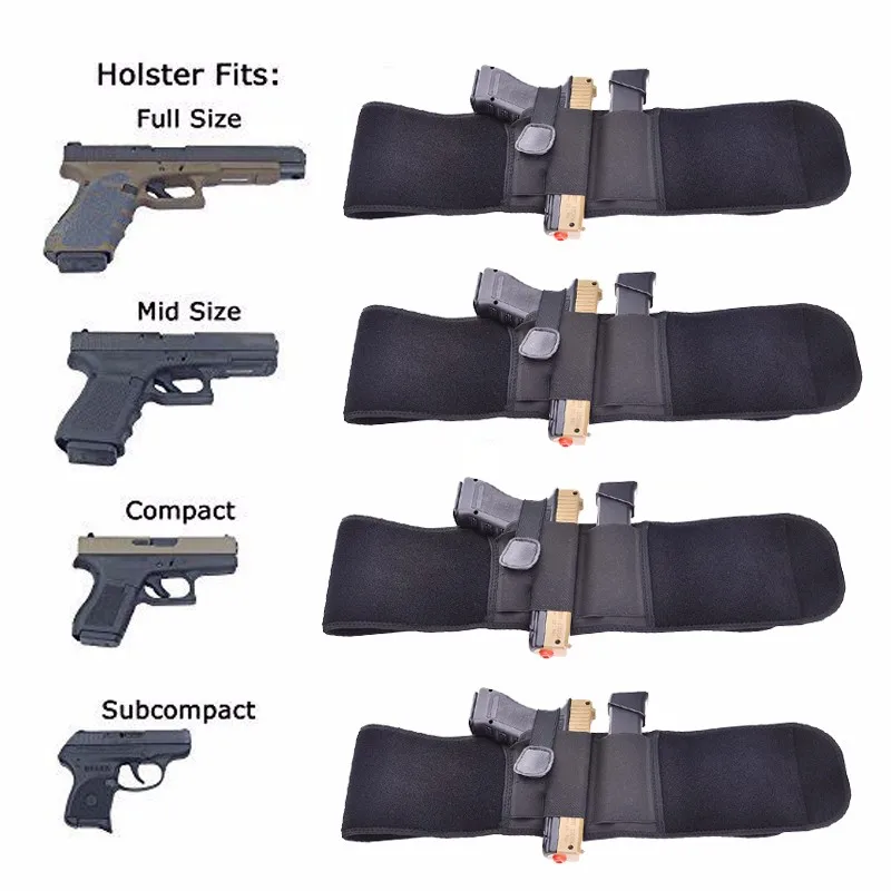 Funda táctica oculta de alta calidad, funda ajustable para pistola, se adapta a todas las pistolas universales - imagen 5