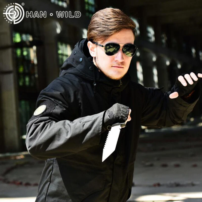 Chaqueta de caza táctica de camuflaje G8 para hombre, chaqueta deportiva militar con capucha para senderismo y escalada al aire libre - imagen 4