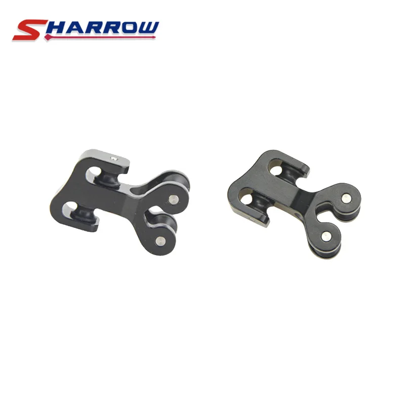 Separador de cuerda de arco de tiro con arco, accesorio negro de alta calidad, 1 unidad