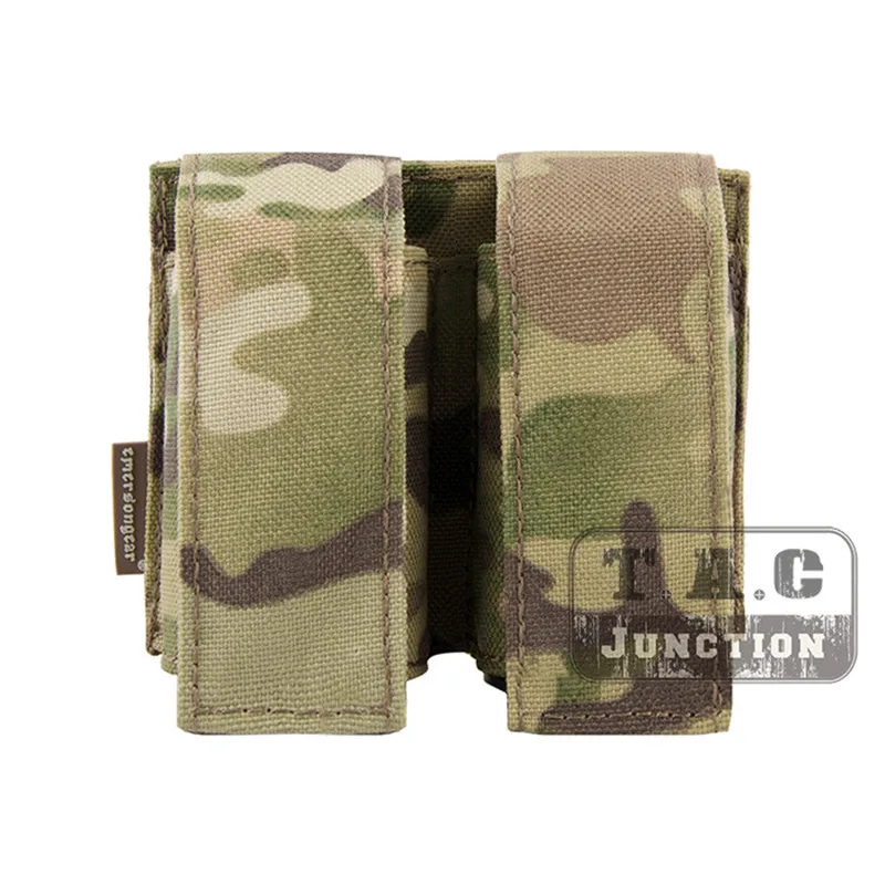 Emerson Tactical MOLLE-Bolsa de Granada doble de 40mm, porta revistas de 9mm, bolsa de munición, PALS - imagen 3