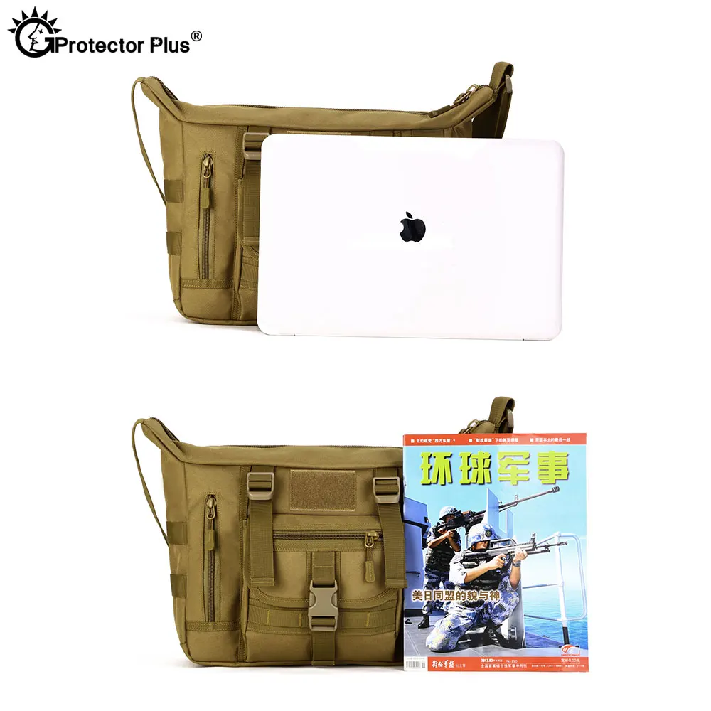 Bolso de hombro táctico para hombre, bolsa cruzada militar impermeable, bolsa de mensajero de viaje al aire libre para portátil de 14 ", Protector Plus - imagen 5